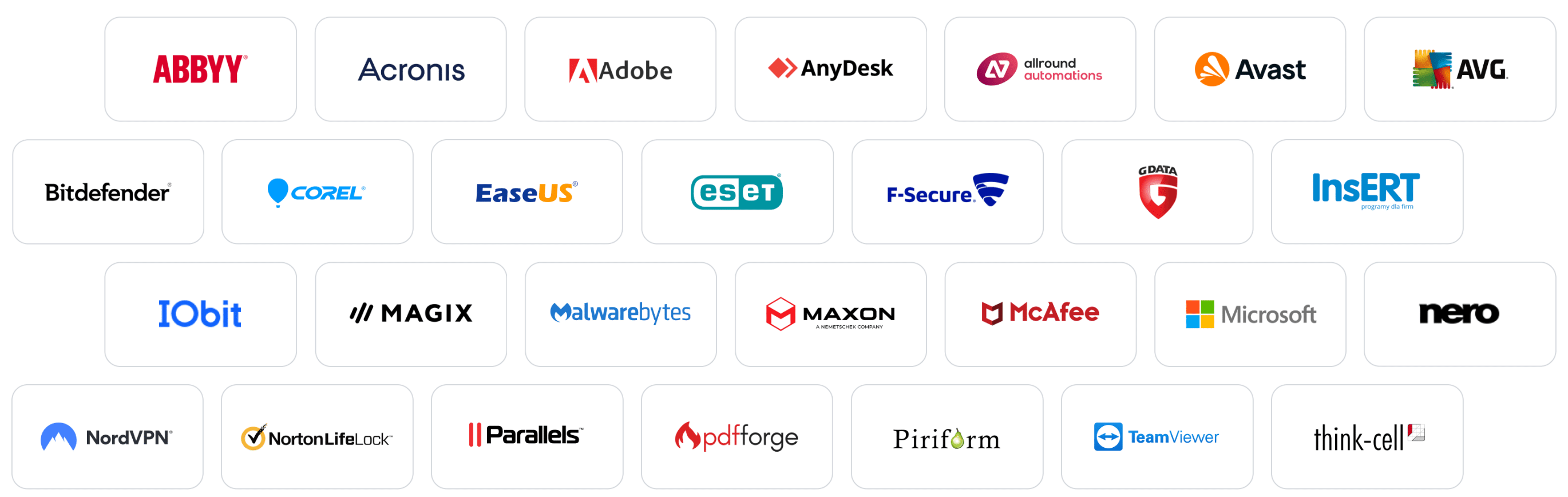Software Vendors