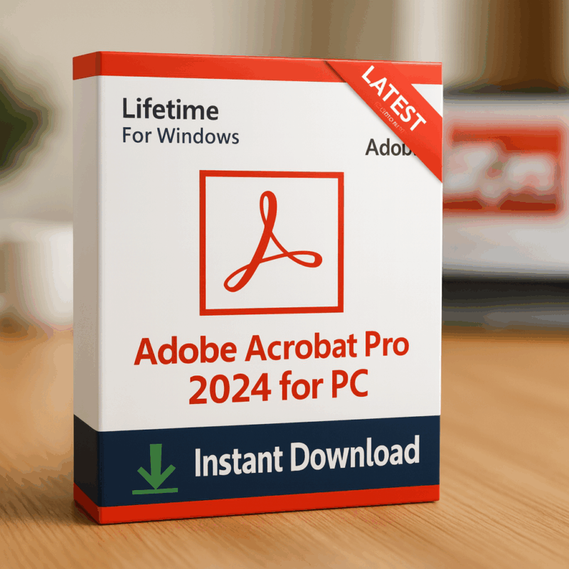 Adobe Acrobat Pro 2024 for Windows  - Lifetime License