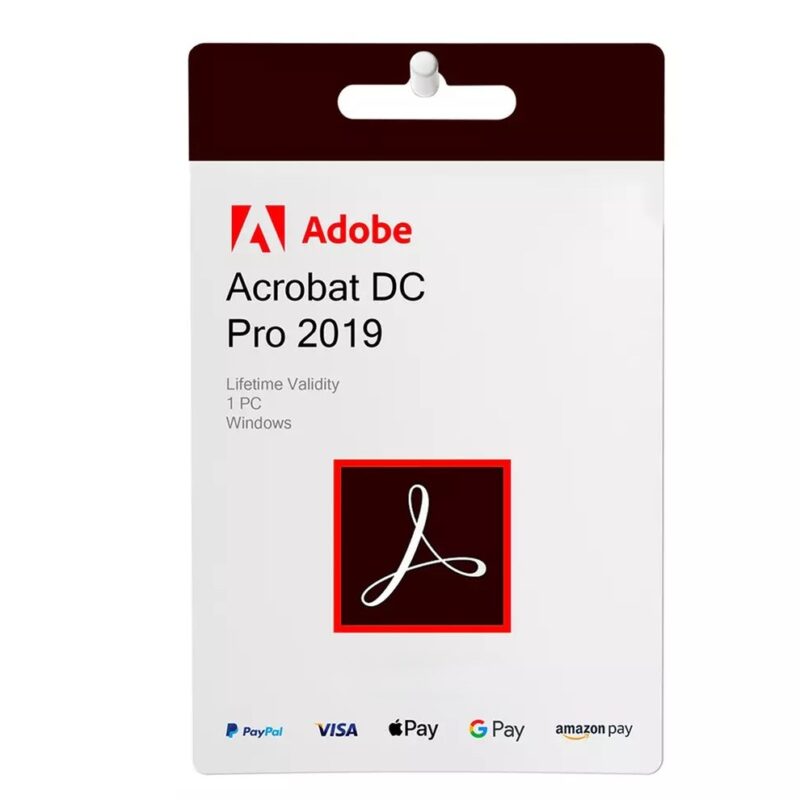 Adobe Acrobat Pro 2019 for Windows - Lifetime License