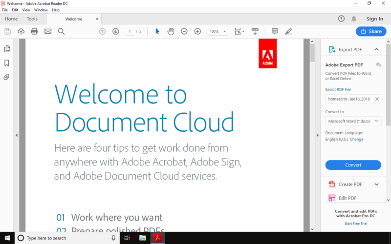 Adobe Acrobat Pro 2018 for Windows - Lifetime License - Image 3