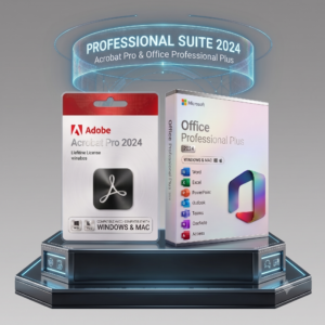 Lifetime Microsoft Office 2024 Pro Plus + Lifetime Adobe Acrobat 2024 Pro
