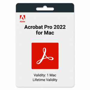 Adobe Acrobat Pro 2022 for Mac- Lifetime License