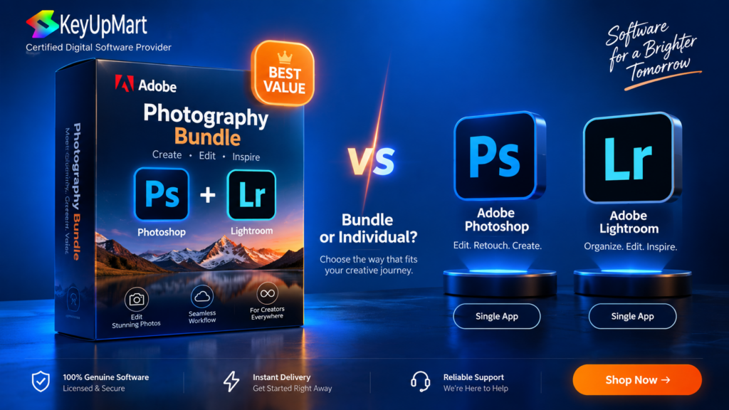 Photoshop and Lightroom Bundle vs Standalone Which Combination Do You Need 3 Comparison of Photoshop and Lightroom bundle and standalone pricing