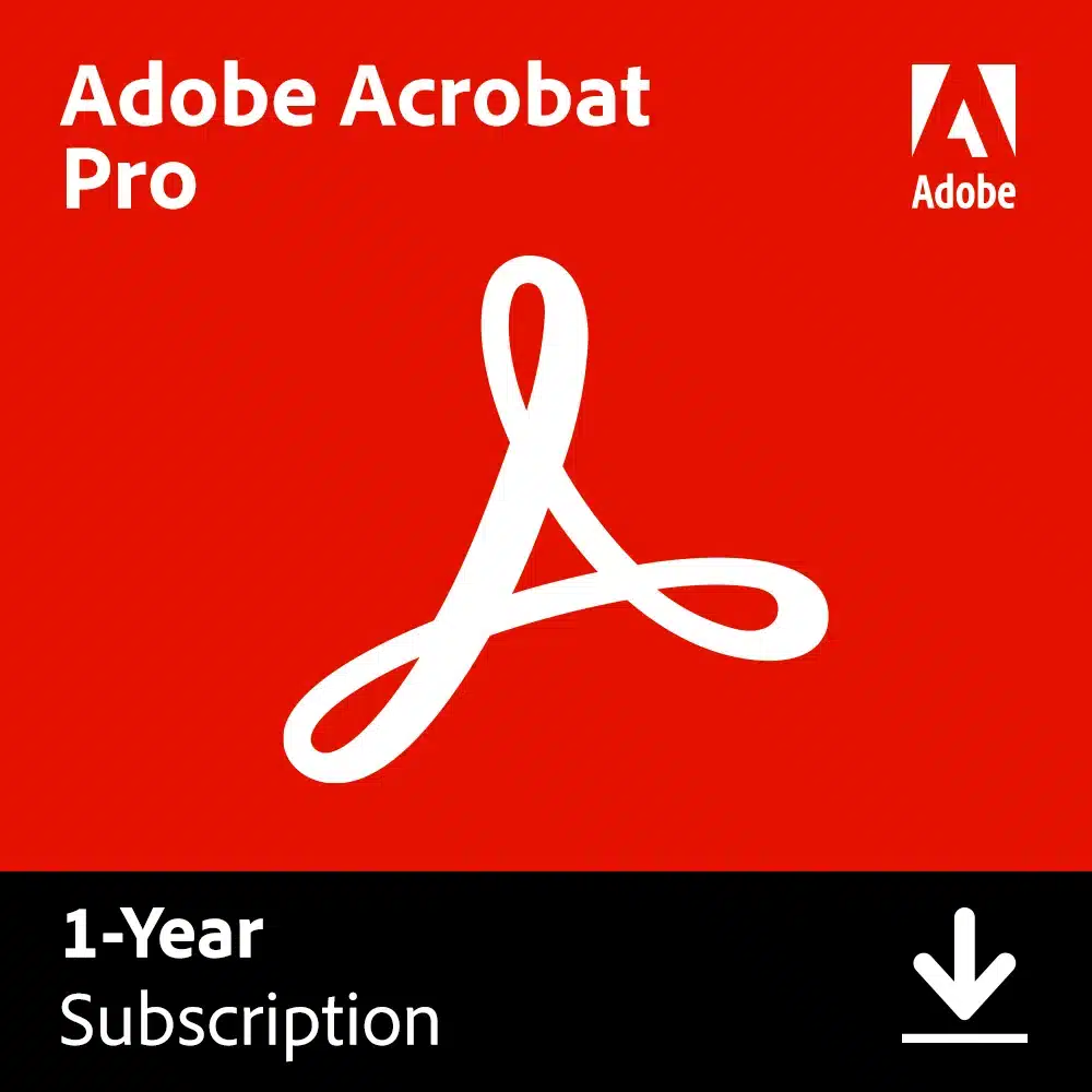Adobe Acrobat Pro — 1 Year Subscription | Windows, Mac, iOS & Android with E-Signatures 1 Adobe Acrobat Pro — 1 Year Subscription | Windows, Mac, iOS & Android with E-Signatures