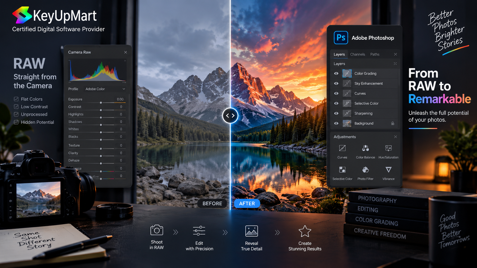 Photoshop and Lightroom Bundle vs Standalone Which Combination Do You Need 5 RAW photo editing and file management workflow