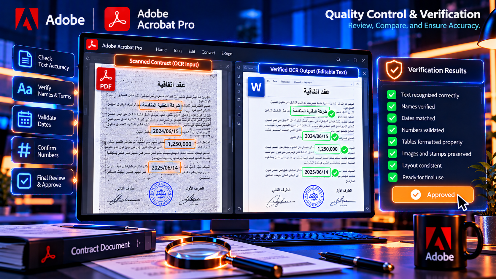 Adobe Acrobat OCR How to Convert Scanned PDFs into Editable Searchable Text 5 A Practical Quality-Control Workflow