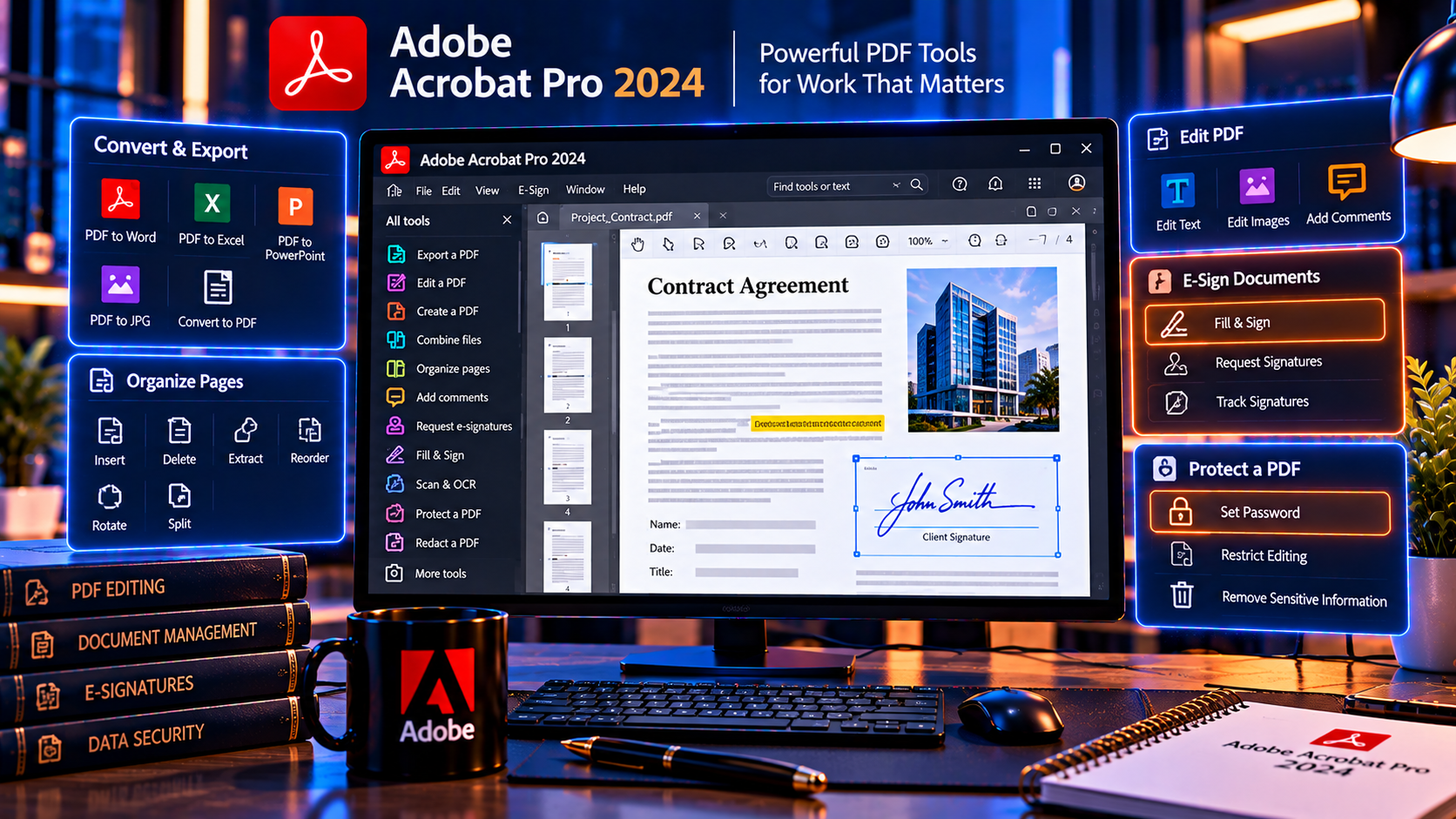 Adobe Acrobat Pro 2024 vs DC 2025 What Is New and Is the Upgrade Worth It 2 Acrobat Pro 2024 at a Glance