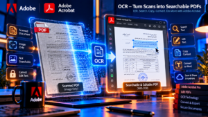 Adobe Acrobat OCR How to Convert Scanned PDFs into Editable Searchable Text 6 Adobe Acrobat OCR