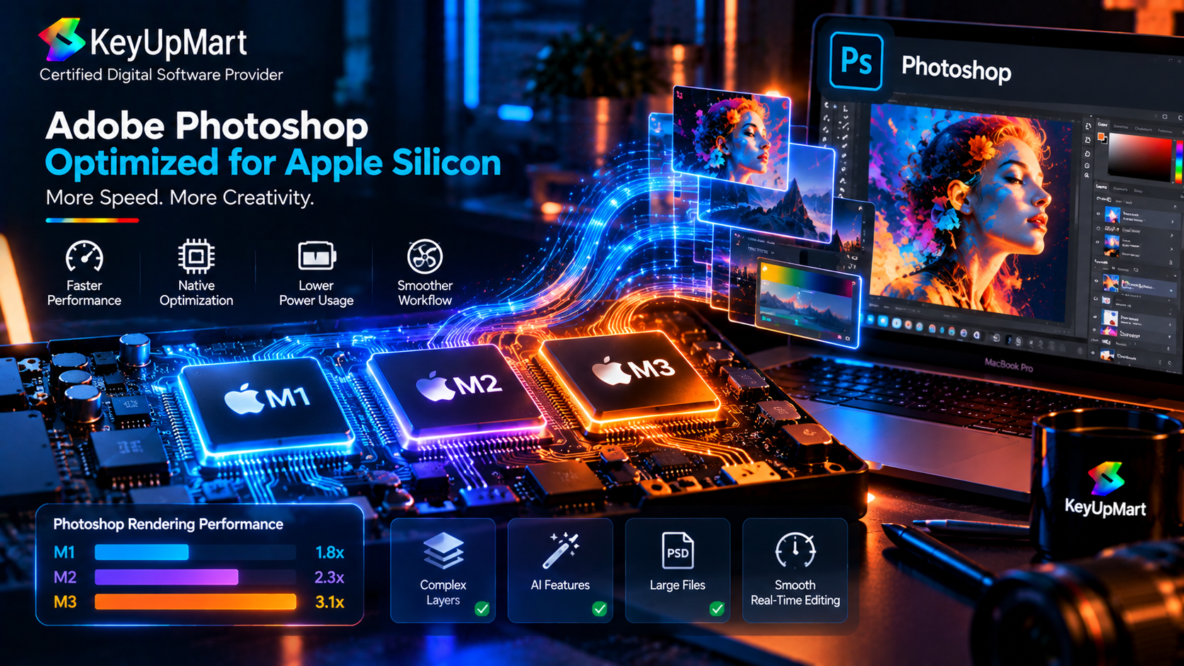 Apple Silicon M1, M2, and M3 support for Photoshop