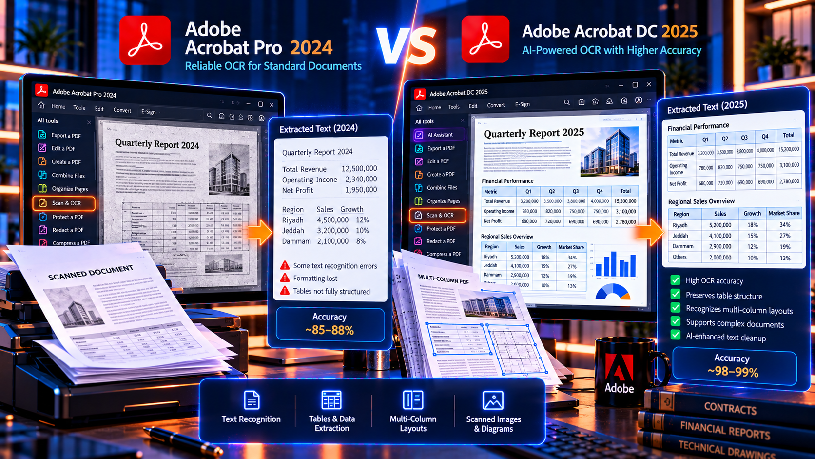 Adobe Acrobat Pro 2024 vs DC 2025 What Is New and Is the Upgrade Worth It 4 Feature Comparison