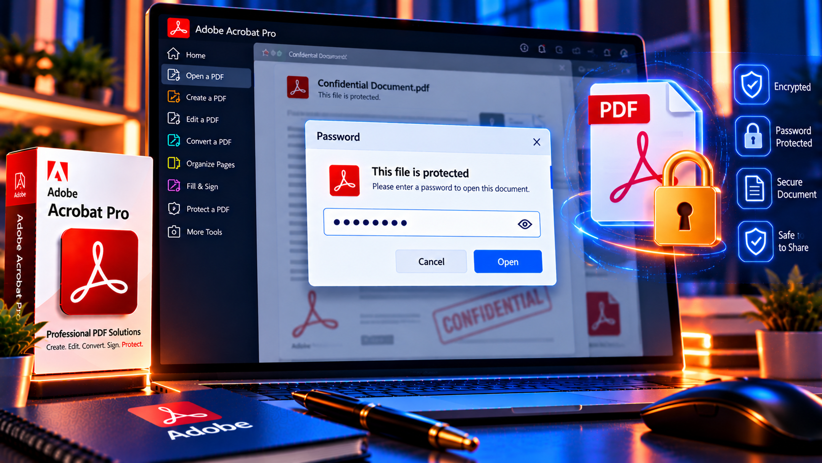 How to Check That the PDF Is Protected