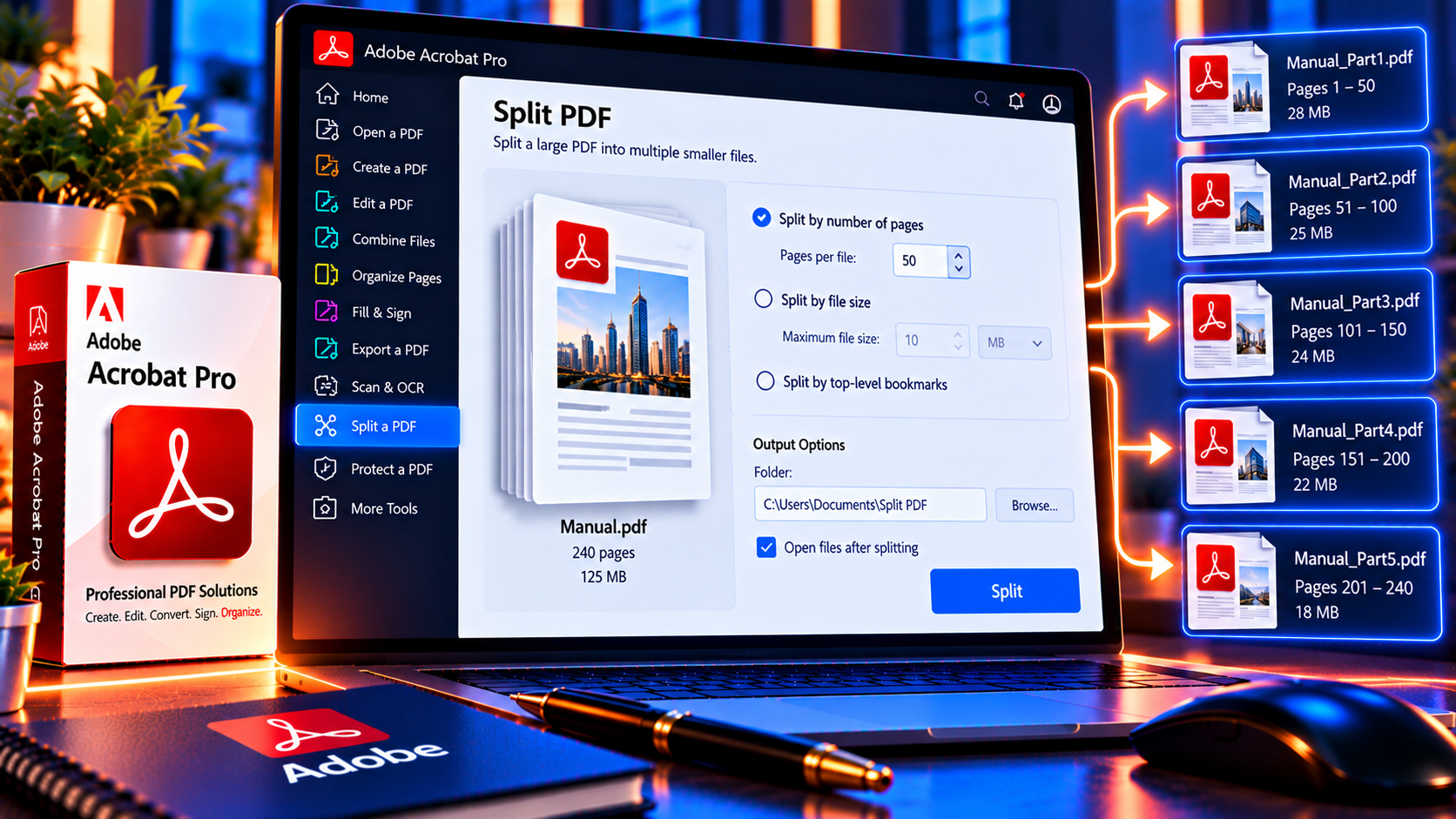 How to Split a PDF into Smaller Files
