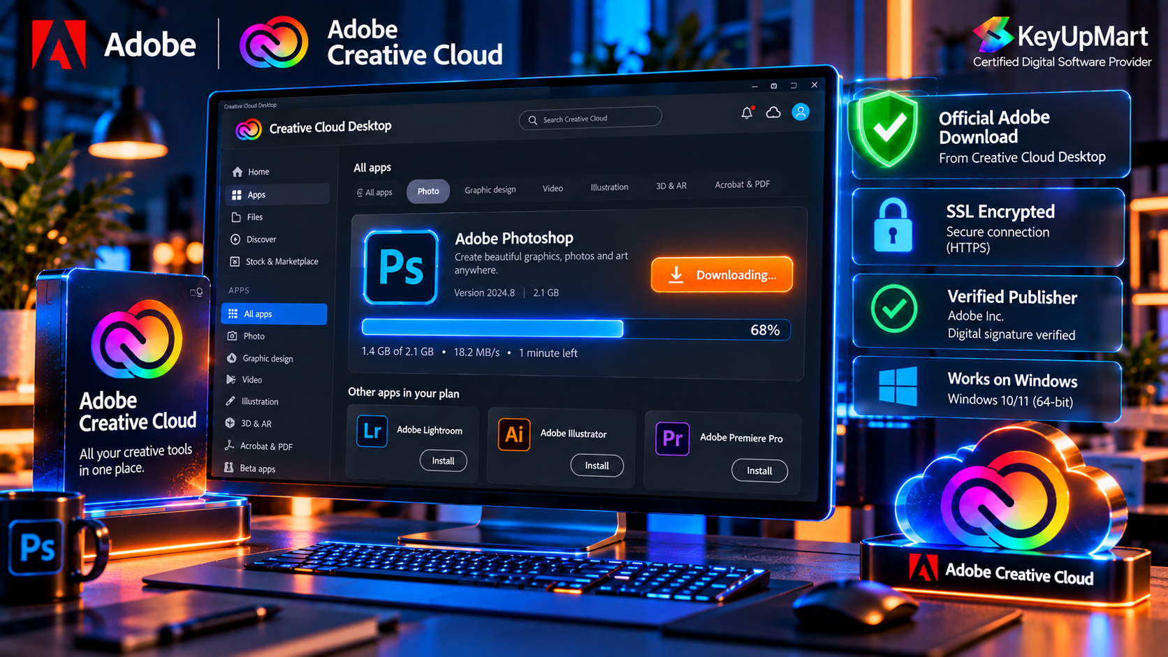 Legitimate sources for downloading Adobe Photoshop