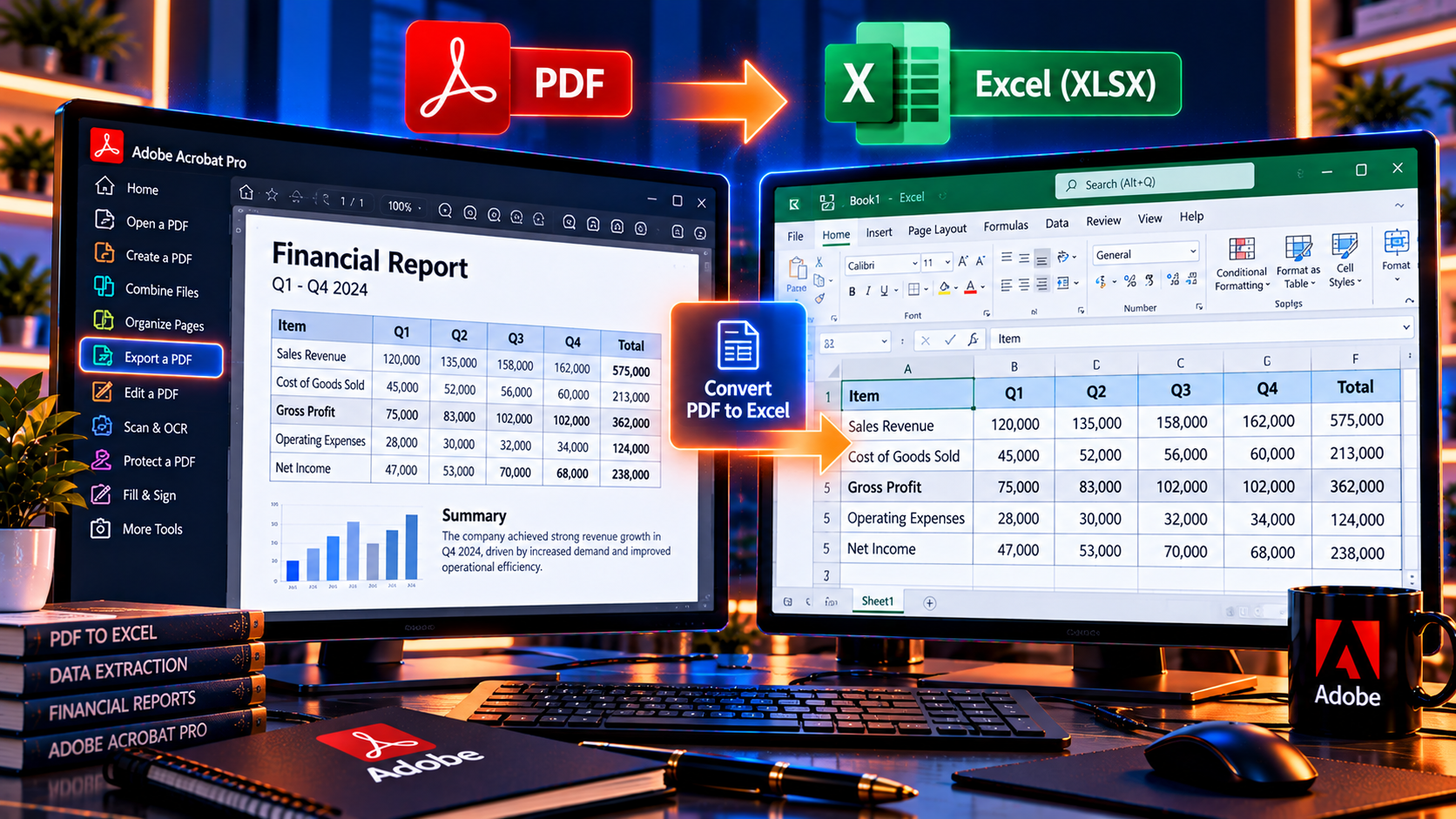 How to Convert PDF to Word Excel and PowerPoint with Adobe Acrobat 3 Visual overview of the items to check in a Word file after converting it from a PDF.